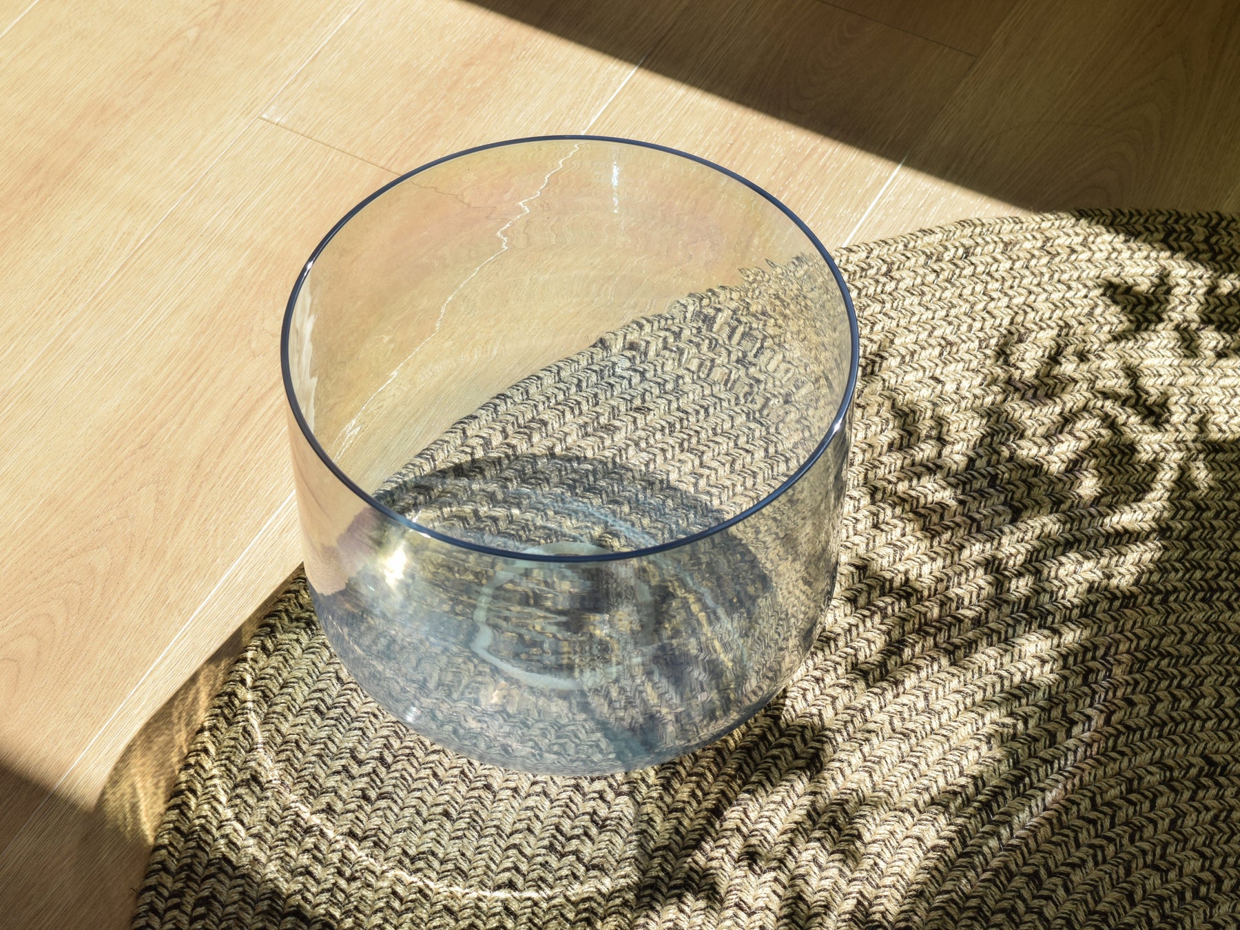 Titan 12 Inch Unground Crystal Bowl #10: F Third Octave 432