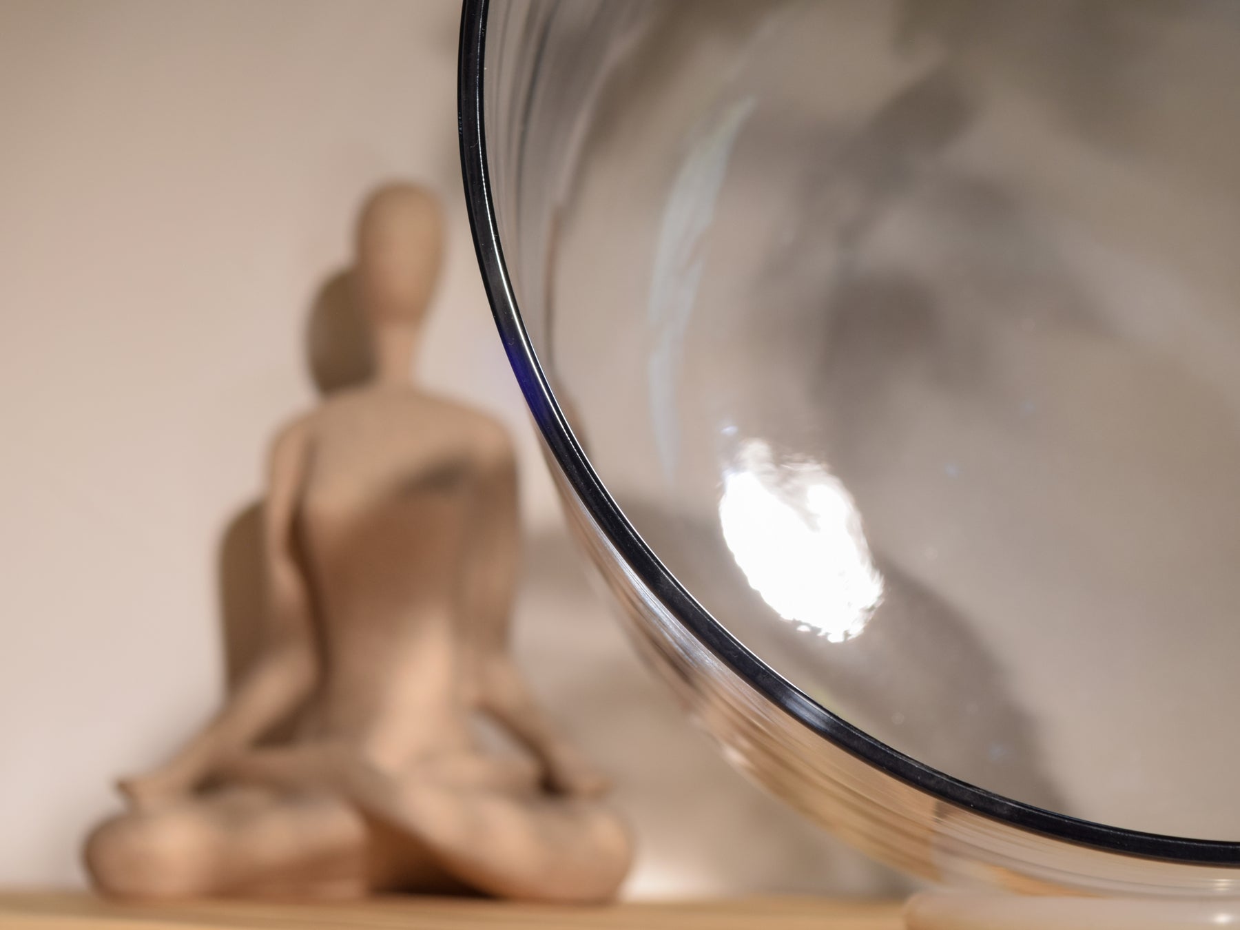 Titan 10 Inch Unground Crystal Bowl #23: A Third Octave 432
