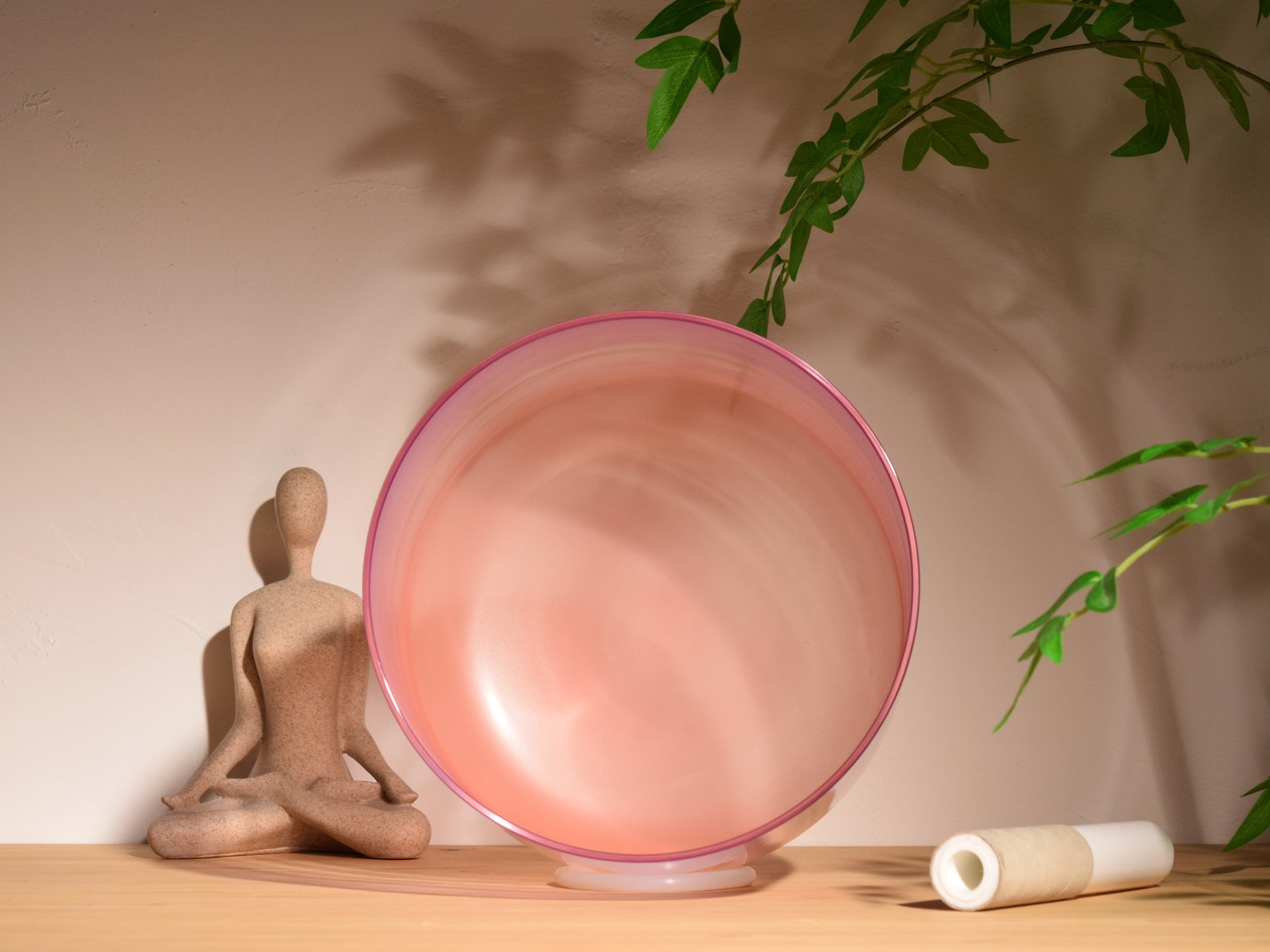 Titan 10 Inch Unground Crystal Bowl #24: G# Third Octave 432 (+33 cents)