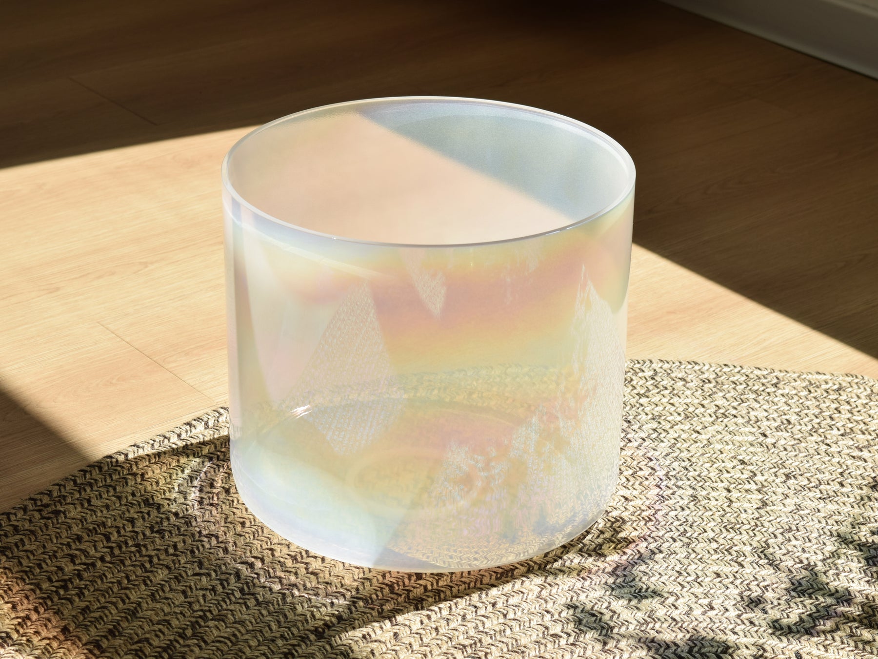 Titan 12 Inch Unground Crystal Bowl #11: G Third Octave 432 (-11 cents)