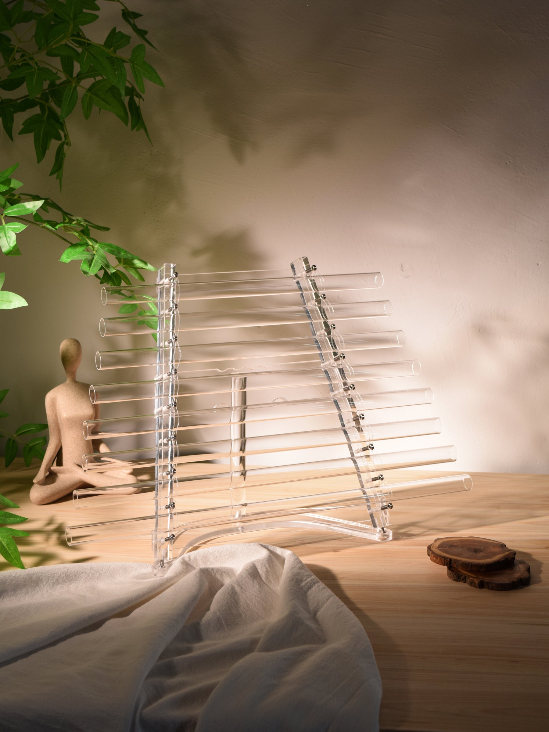 8-Note 440Hz Crystal Harp (C Major Scale)