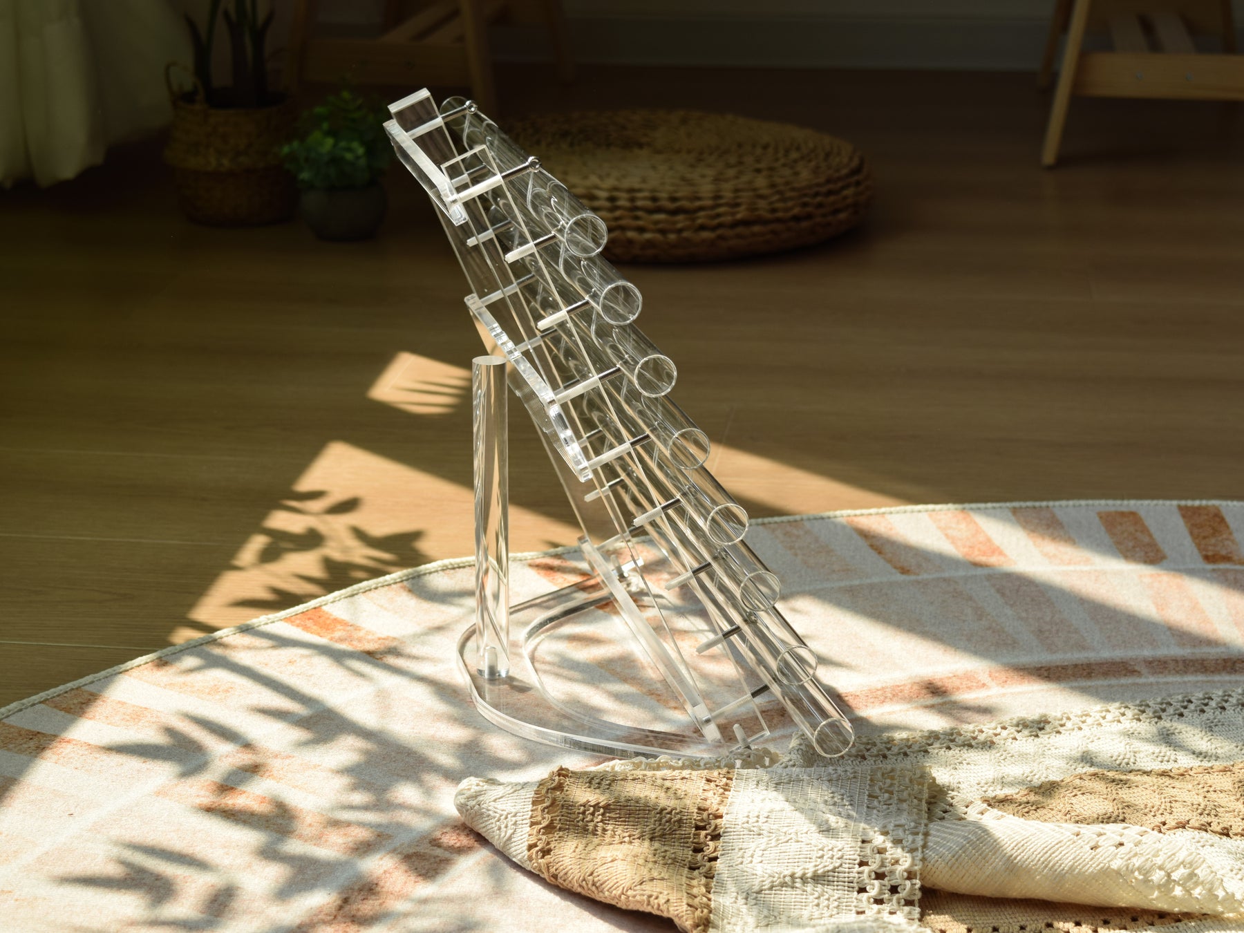 8-Note 440Hz Crystal Harp (C Major Scale)