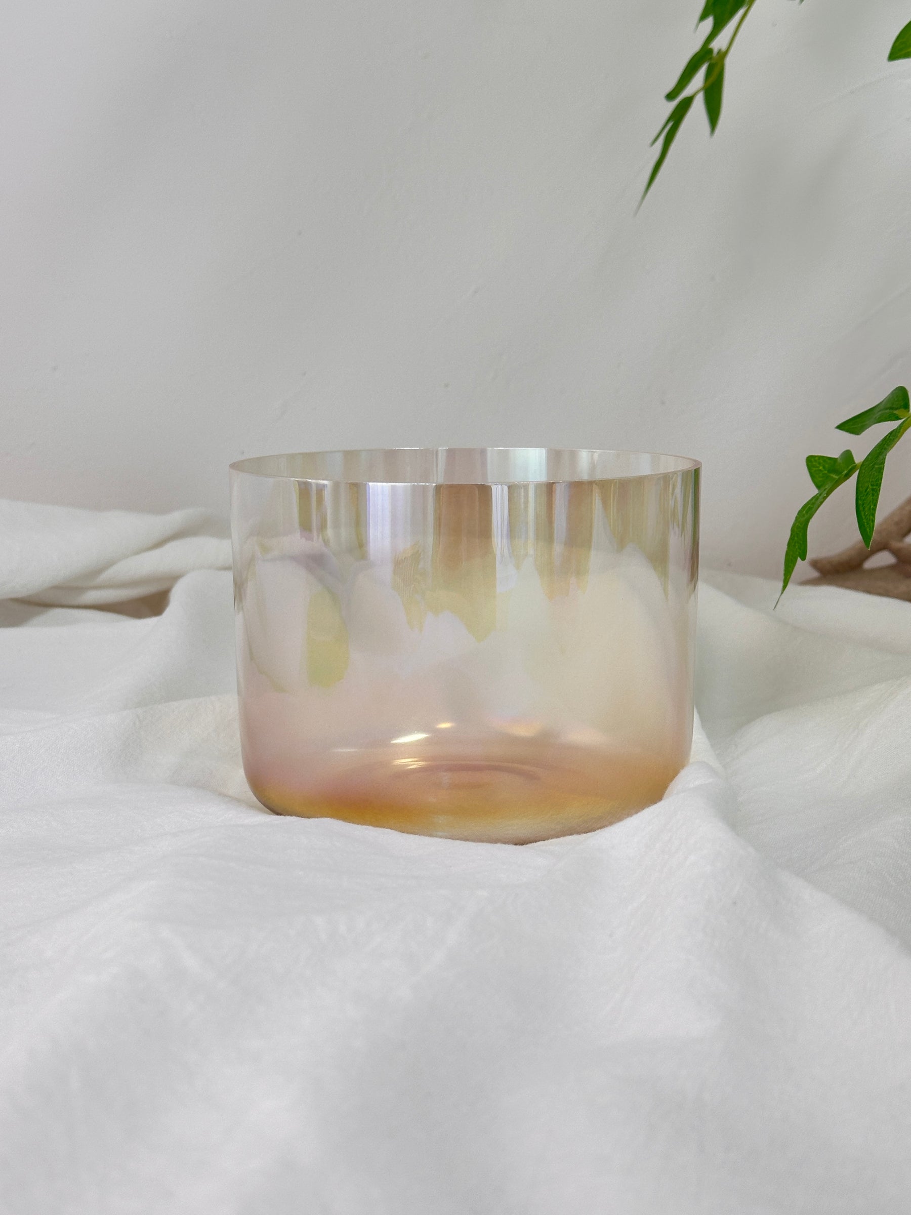 Prism Series A4 5.5" Smoke Optically Clear Fused Quartz Singing Bowl