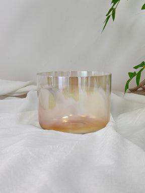 Prism Series A4 5.5" Smoke Optically Clear Fused Quartz Singing Bowl