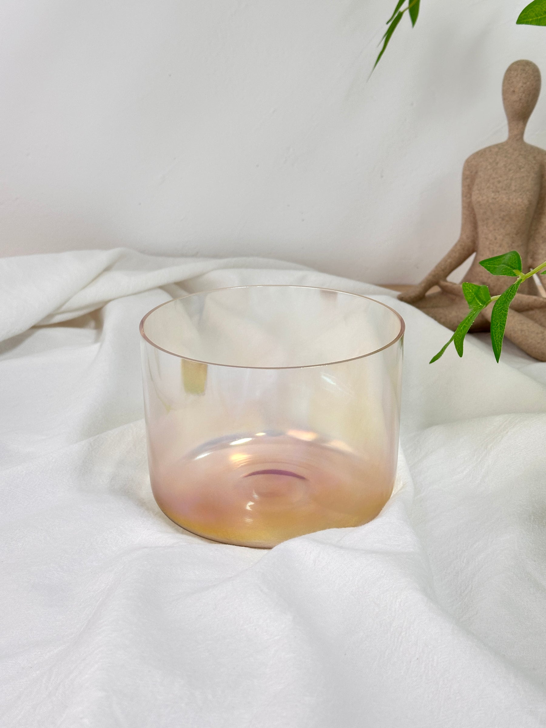 Prism Series A4 5.5" Smoke Optically Clear Fused Quartz Singing Bowl