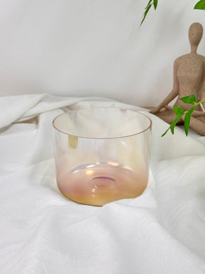 Prism Series A4 5.5" Smoke Optically Clear Fused Quartz Singing Bowl