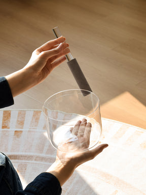 Prism Series G4 5.75" Fused Quartz Crystal Singing Bowl