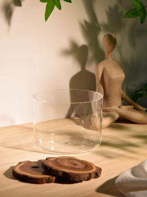 Prism Series G#4 5.75" Fused Quartz Crystal Singing Bowl