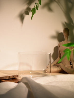 Prism Series G#4 5.75" Fused Quartz Crystal Singing Bowl