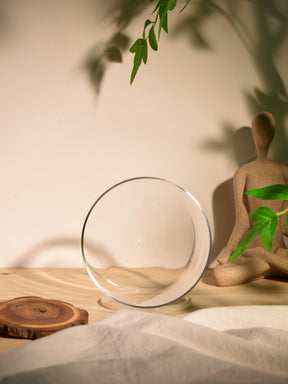 Prism Series G#4 5.75" Fused Quartz Crystal Singing Bowl