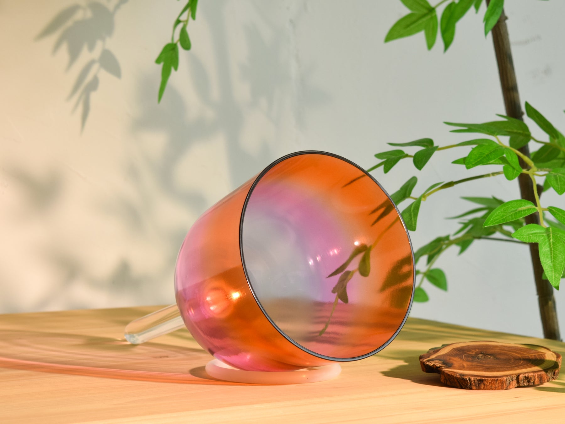 6.25" A4 Crystal Handle Bowl Third Eye