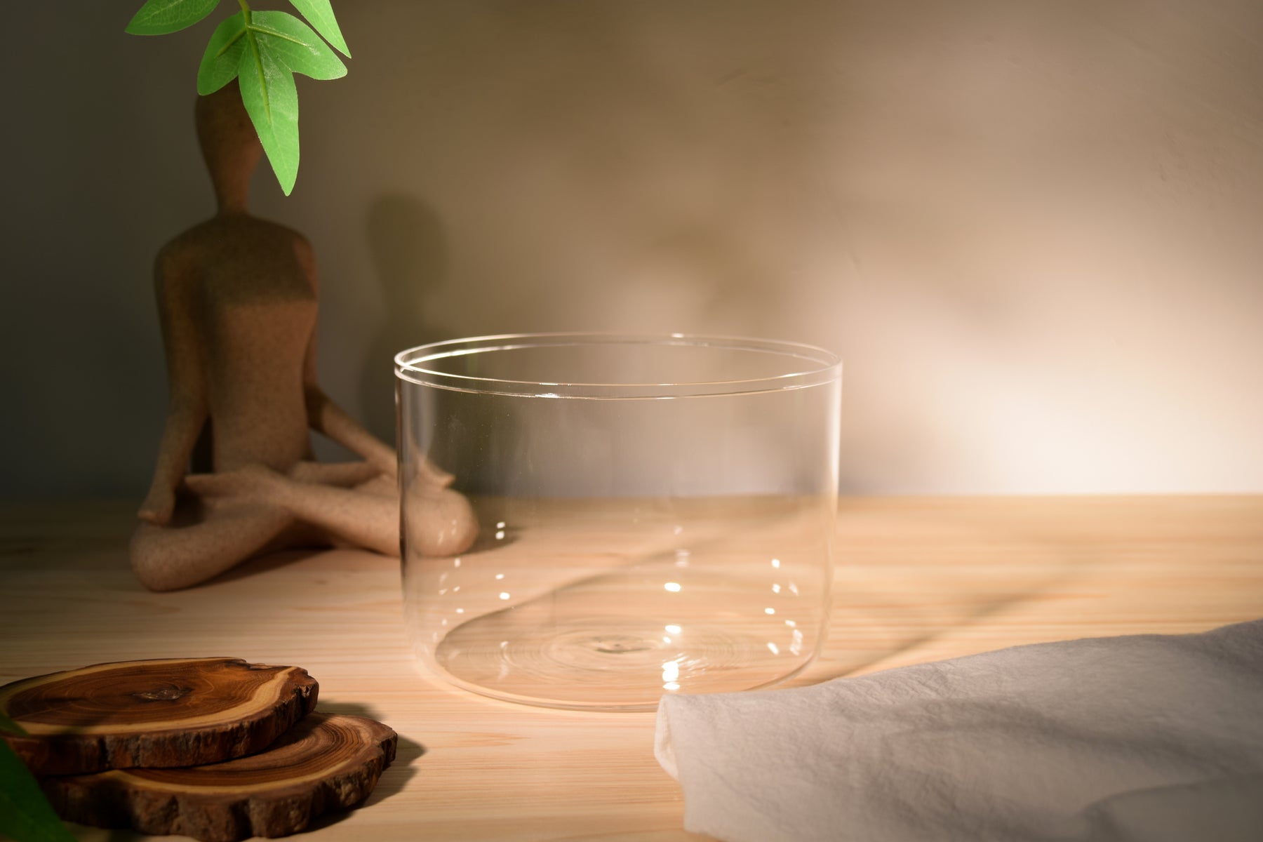 Prism Series E4 6.25" Quartz Crystal Singing Bowl