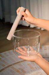 Prism Series E4 6.25" Quartz Crystal Singing Bowl