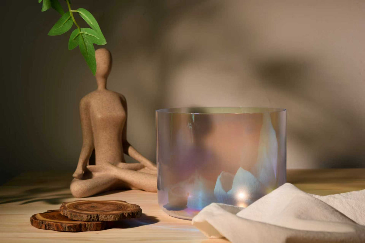 Prism Series D4 6.5" Quartz Crystal Singing Bowl