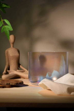 Prism Series D4 6.5" Quartz Crystal Singing Bowl