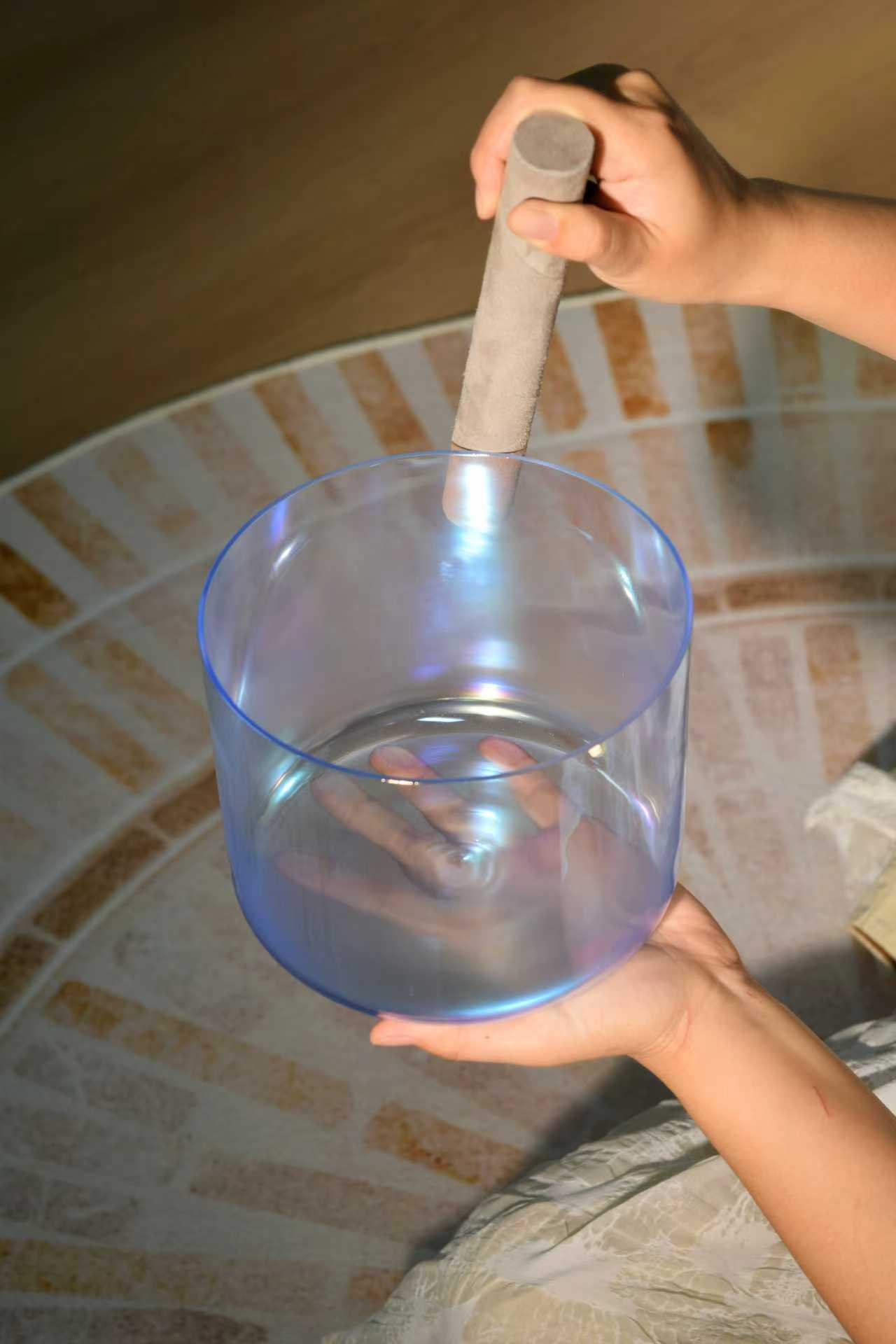 Prism Series D4 6.5" Quartz Crystal Singing Bowl