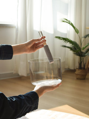 Prism Series D#4 6.5" Fused Quartz Crystal Singing Bowl