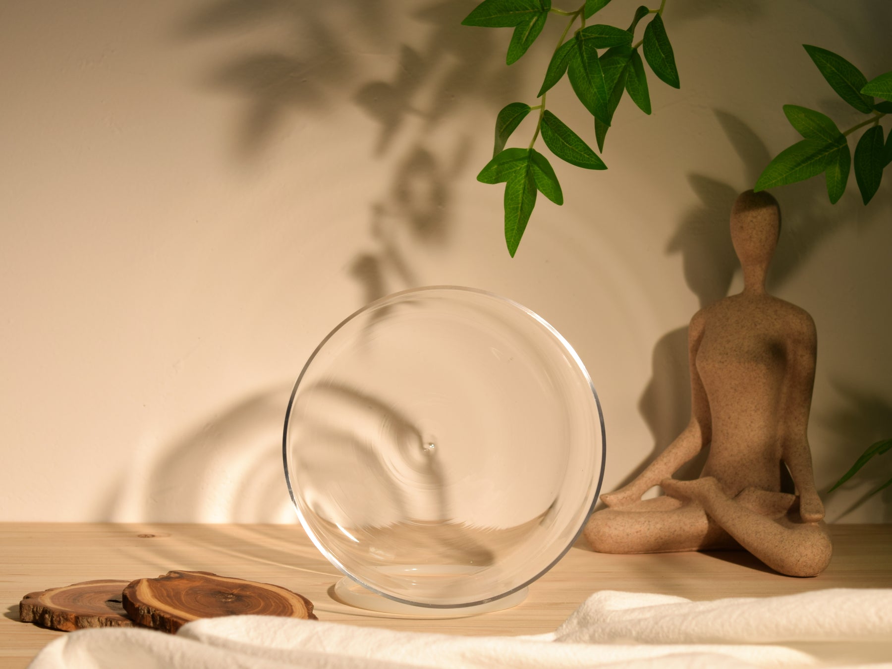 Prism Series D#4 6.5" Fused Quartz Crystal Singing Bowl