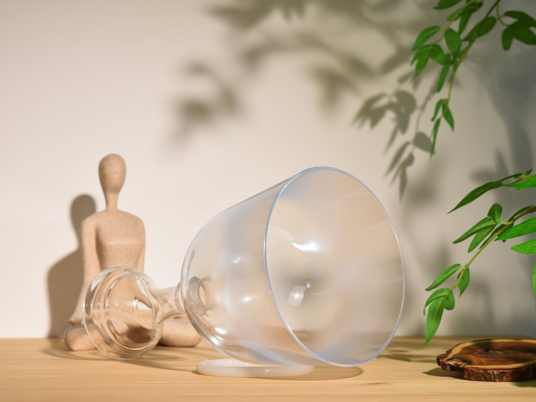 6.5" G4 Crystal Chalice Throat Chakra Practitioners Singing Bowl