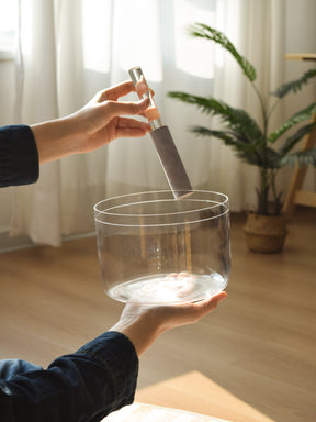 Prism Series C#4 6.75" Fused Quartz Crystal Singing Bowl