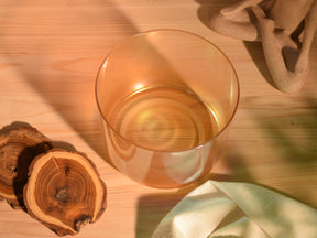 Prism Series F4 6" Optically Clear Fused Quartz Singing Bowl