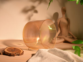 Prism Series F4 6" Optically Clear Fused Quartz Singing Bowl