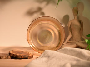 Prism Series F4 6" Optically Clear Fused Quartz Singing Bowl