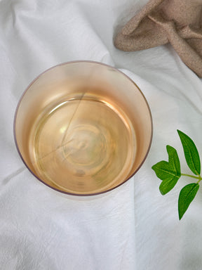 Prism Series F4 6" Optically Clear Fused Quartz Singing Bowl