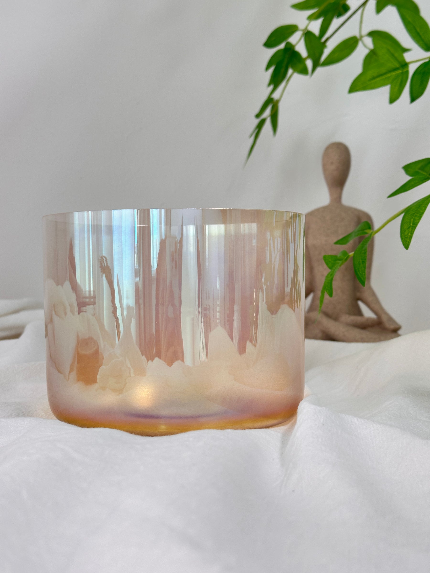 Prism Series F4 6" Optically Clear Fused Quartz Singing Bowl