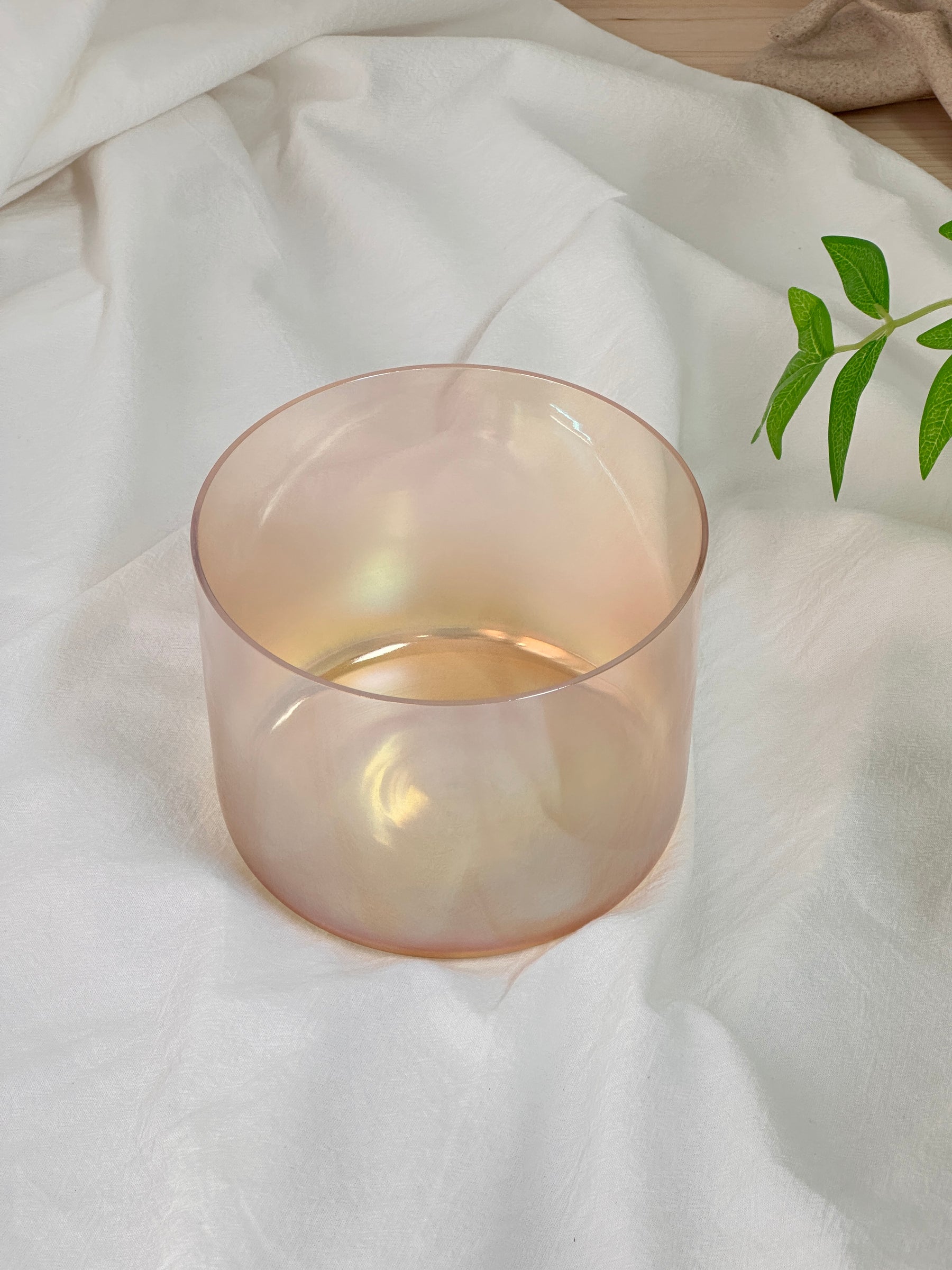 Prism Series F4 6" Optically Clear Fused Quartz Singing Bowl