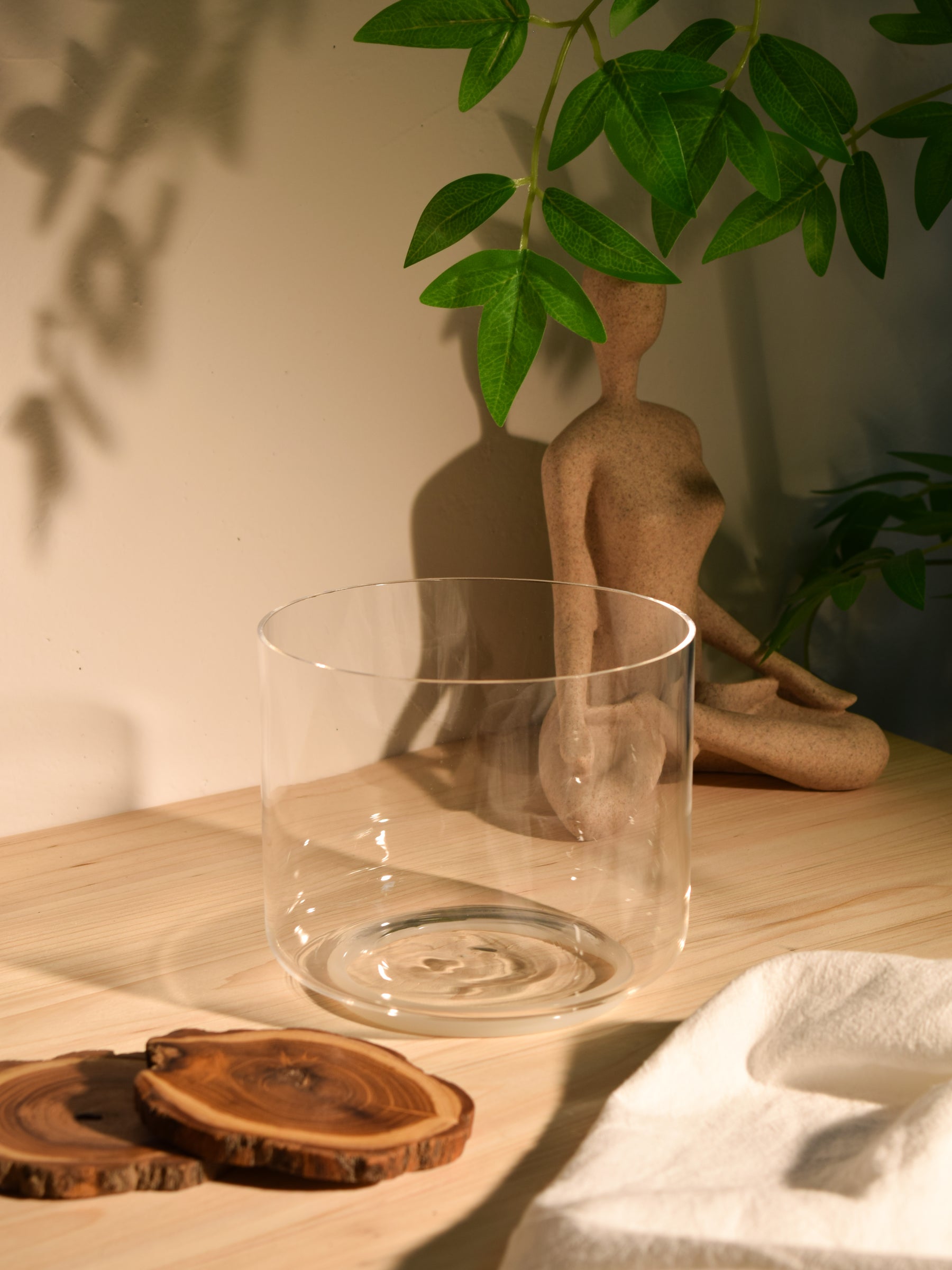 Prism Series F#4 6" Fused Quartz Crystal Singing Bowl