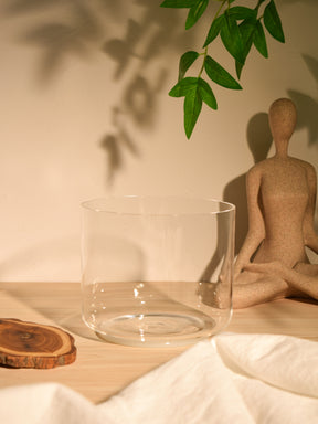 Prism Series F#4 6" Fused Quartz Crystal Singing Bowl