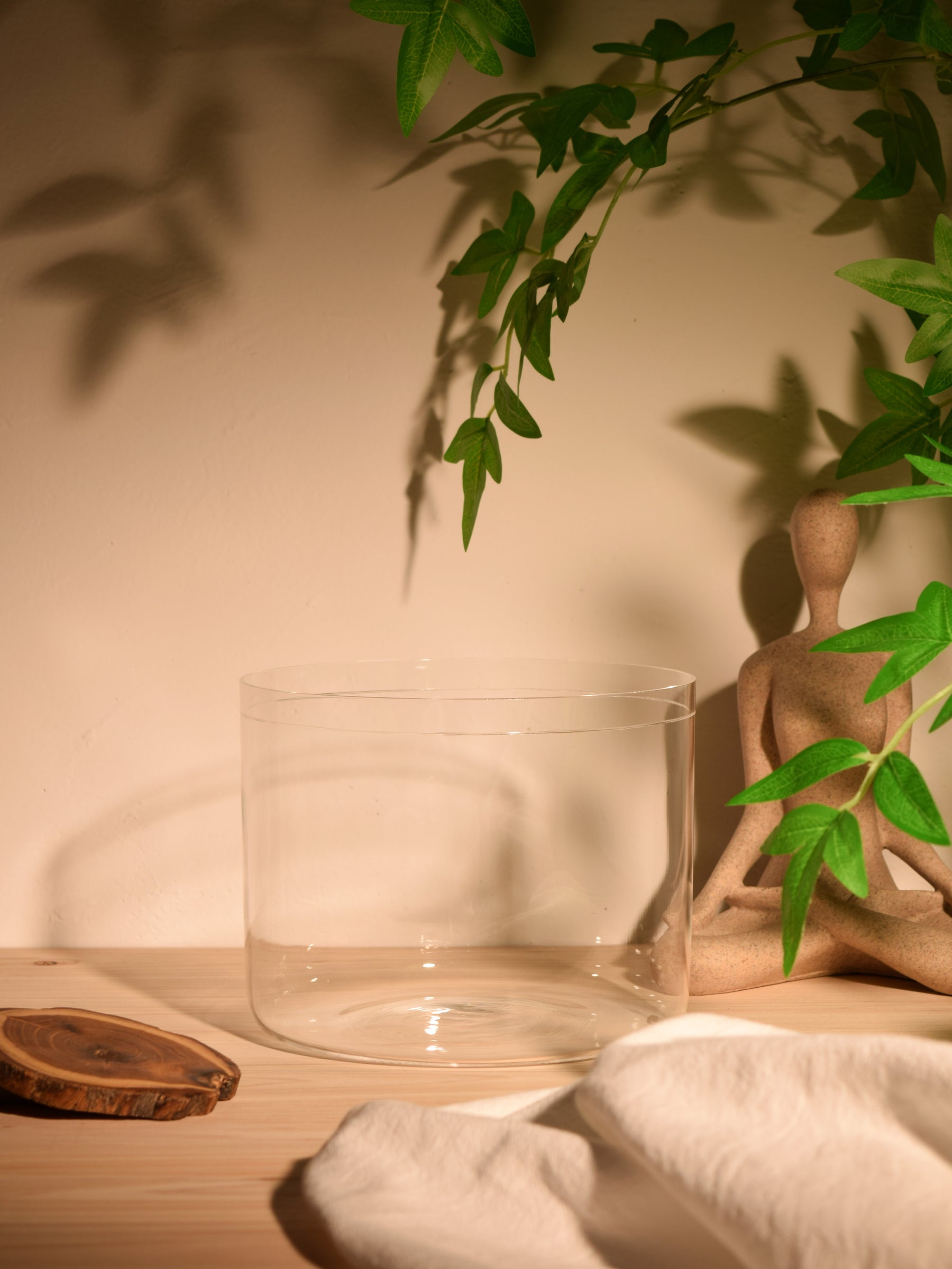 Prism Series A3 7.25" Fused Quartz Crystal Singing Bowl