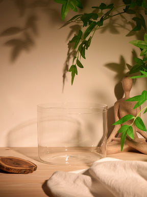 Prism Series A3 7.25" Fused Quartz Crystal Singing Bowl