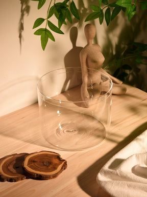 Prism Series A3 7.25" Fused Quartz Crystal Singing Bowl