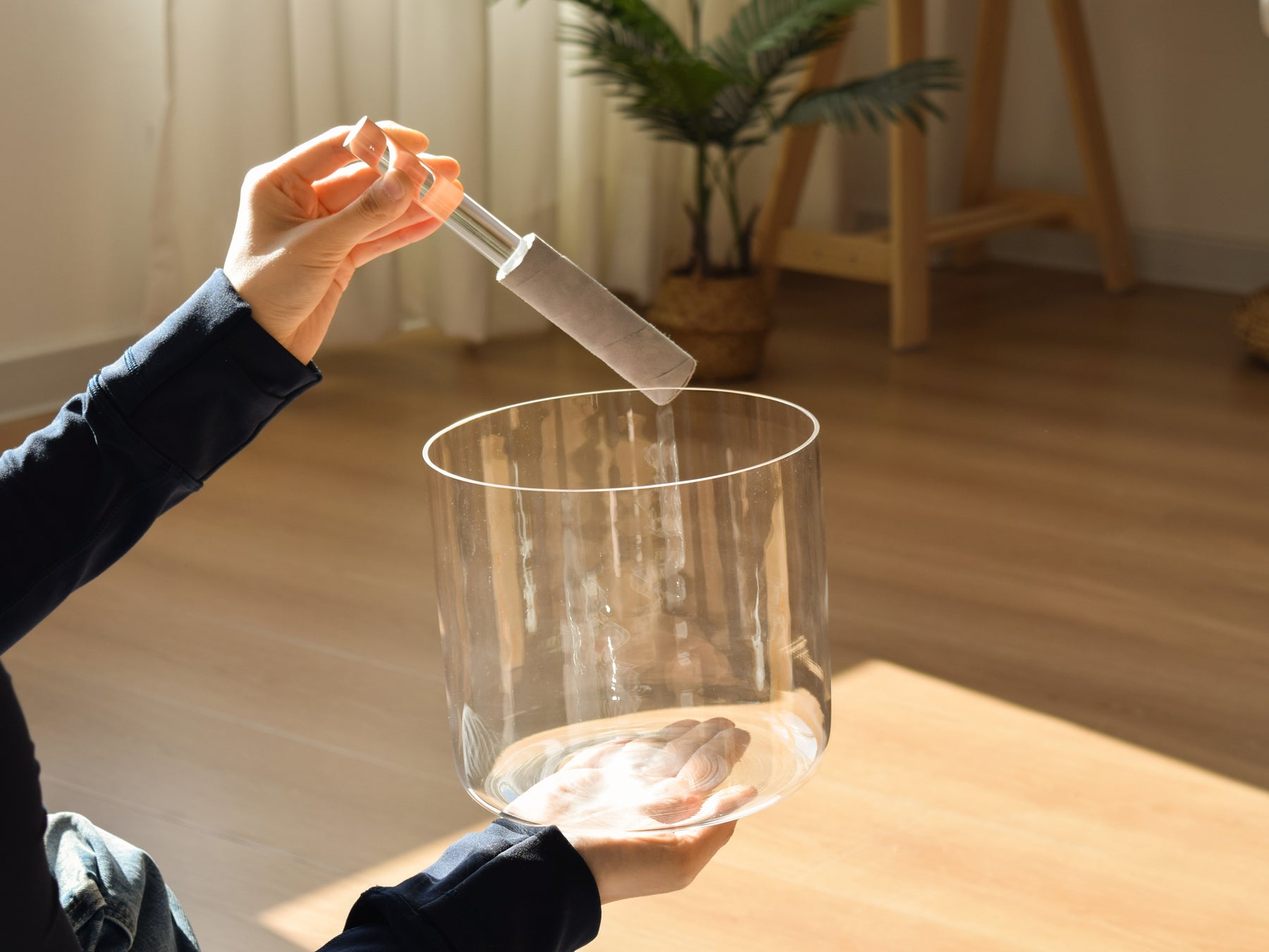 Prism Series A#3 7.25" Fused Quartz Crystal Singing Bowl