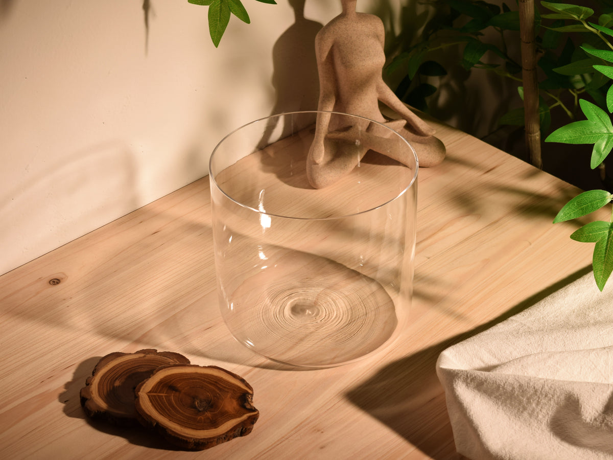 Prism Series A#3 7.25" Fused Quartz Crystal Singing Bowl