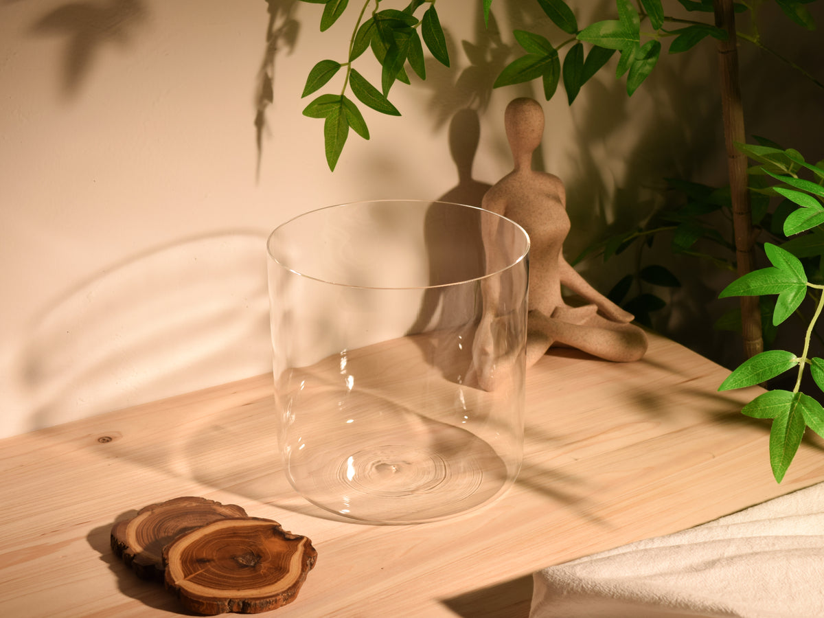 Prism Series G#3 7.25" Fused Quartz Crystal Singing Bowl