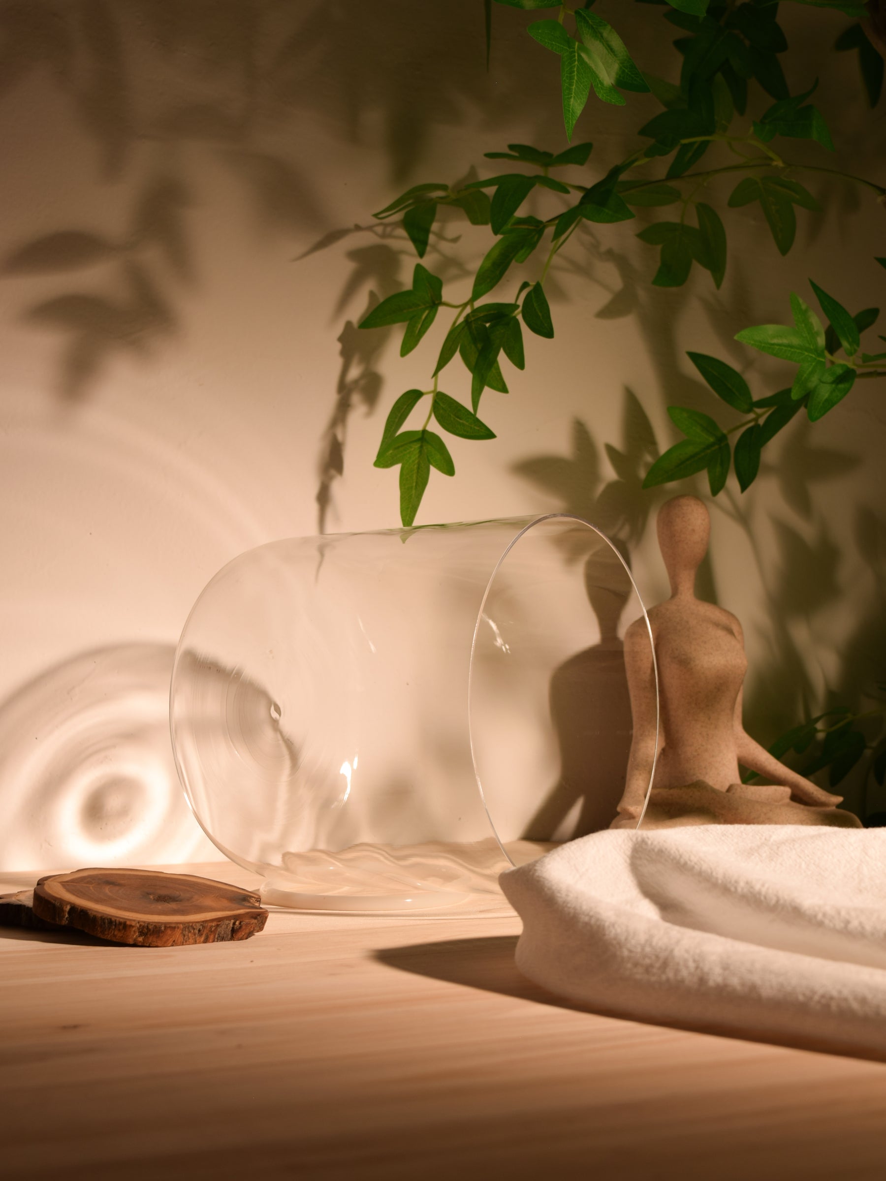 Prism Series G#3 7.25" Fused Quartz Crystal Singing Bowl