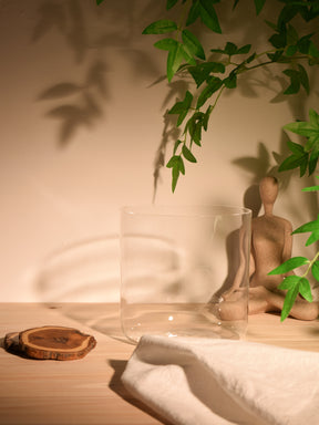 Prism Series G#3 7.25" Fused Quartz Crystal Singing Bowl