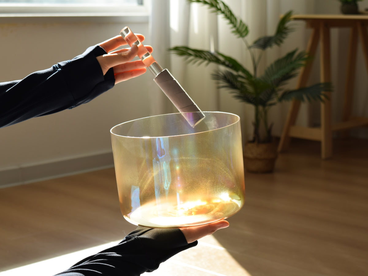 Prism Series G3 7.5" Fused Quartz Crystal Singing Bowl