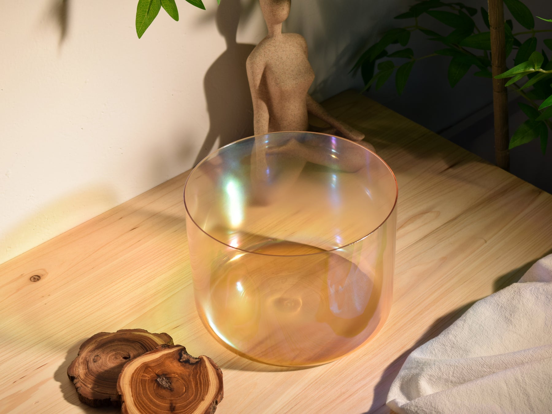 Prism Series G3 7.5" Fused Quartz Crystal Singing Bowl