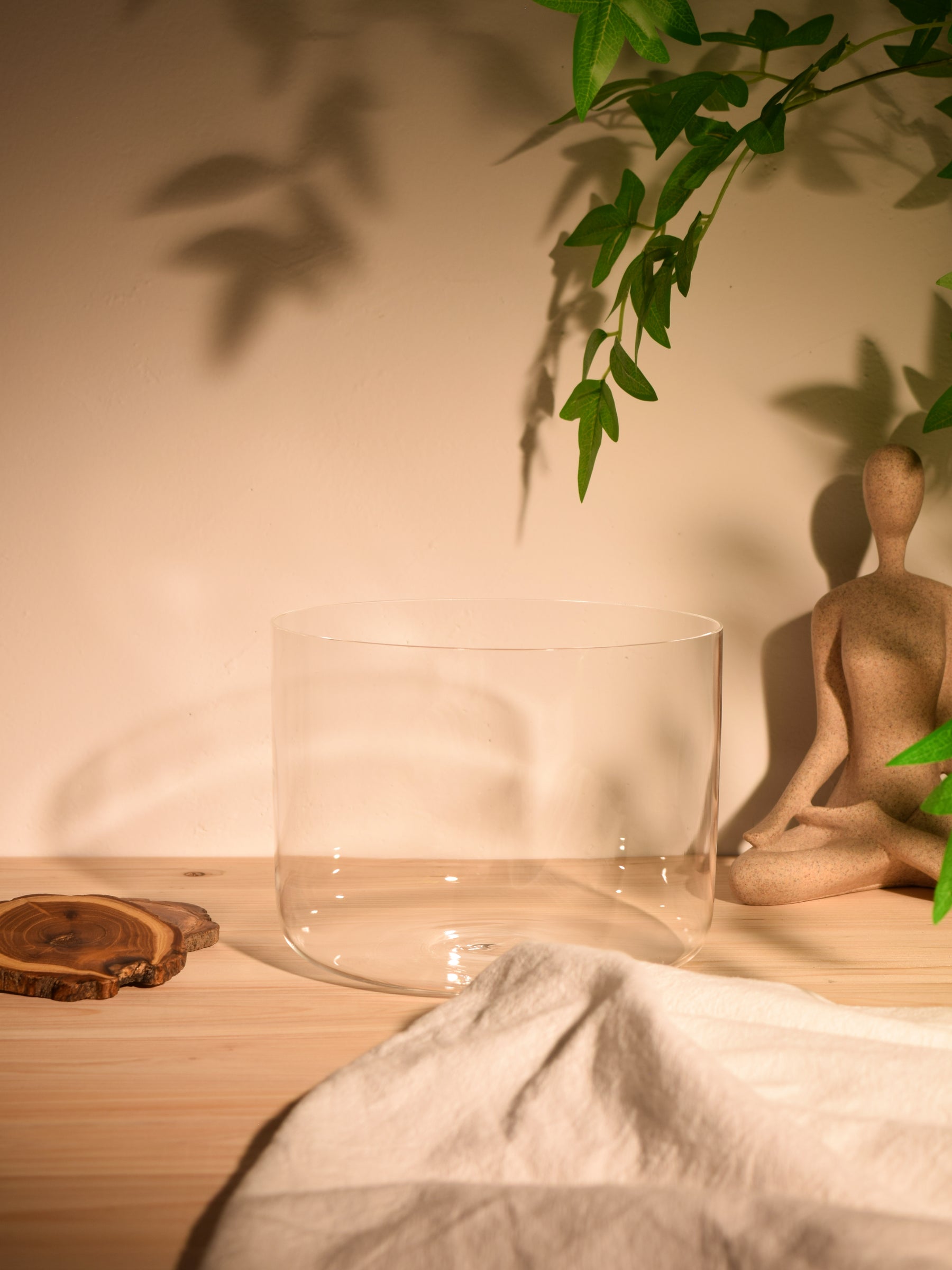 Prism Series F#3 7.75" Fused Quartz Crystal Singing Bowl