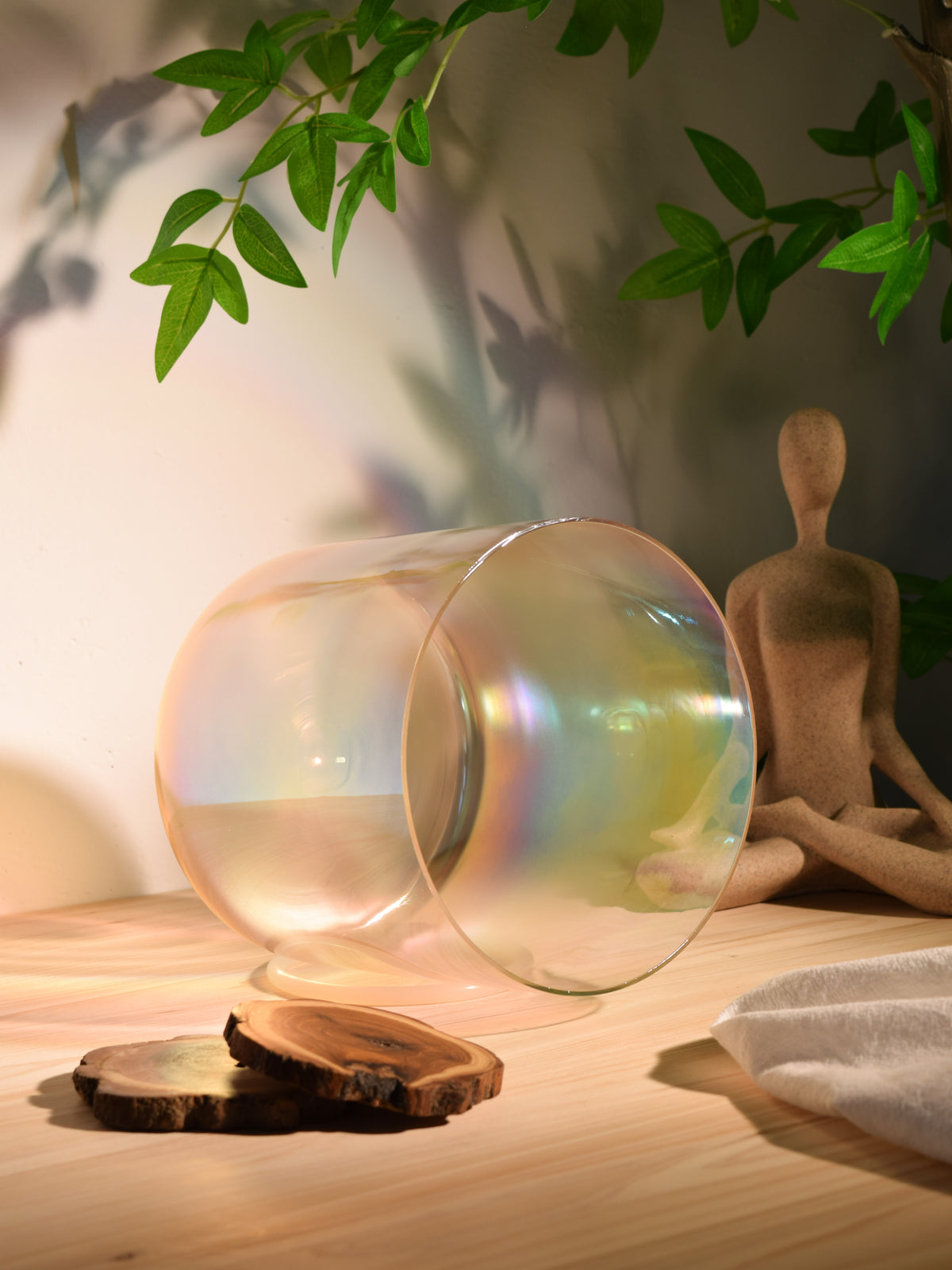 Prism Series B3 7" Fused Quartz Crystal Singing Bowl