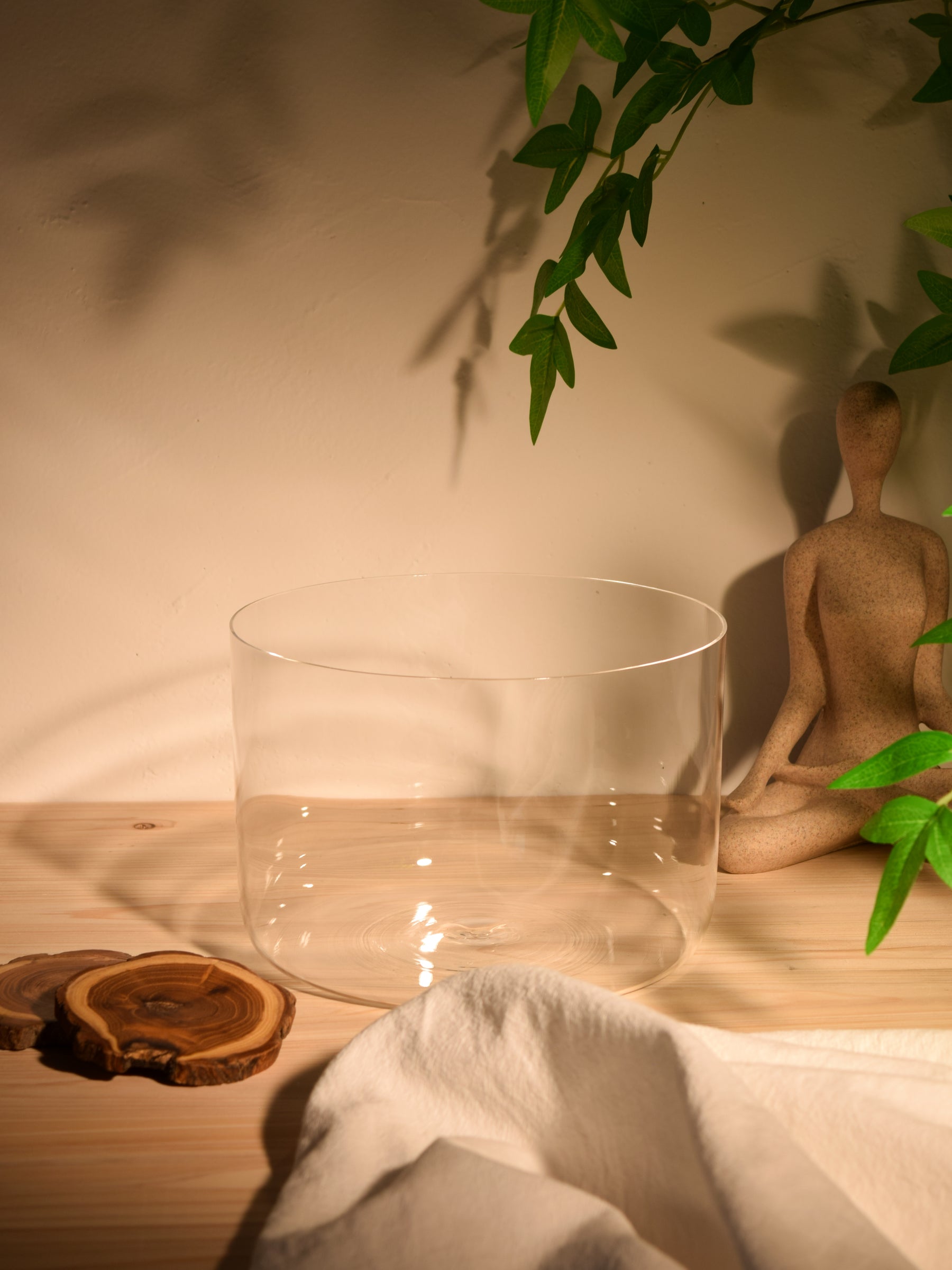 Prism Series E3 8.25" Fused Quartz Crystal Singing Bowl