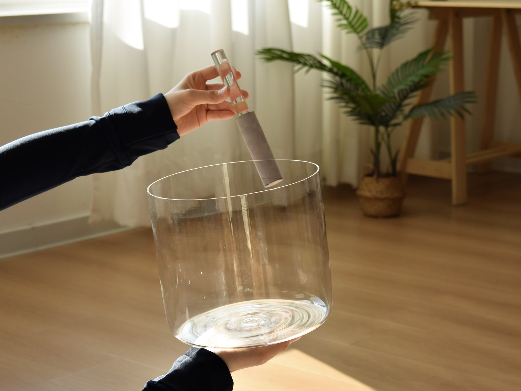 Prism Series C#3 8.5" Fused Quartz Crystal Singing Bowl