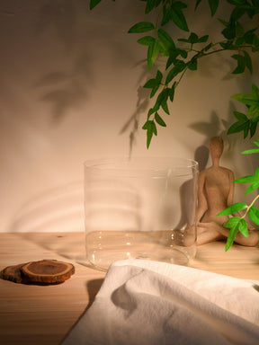 Prism Series D3 8.5" Fused Quartz Crystal Singing Bowl