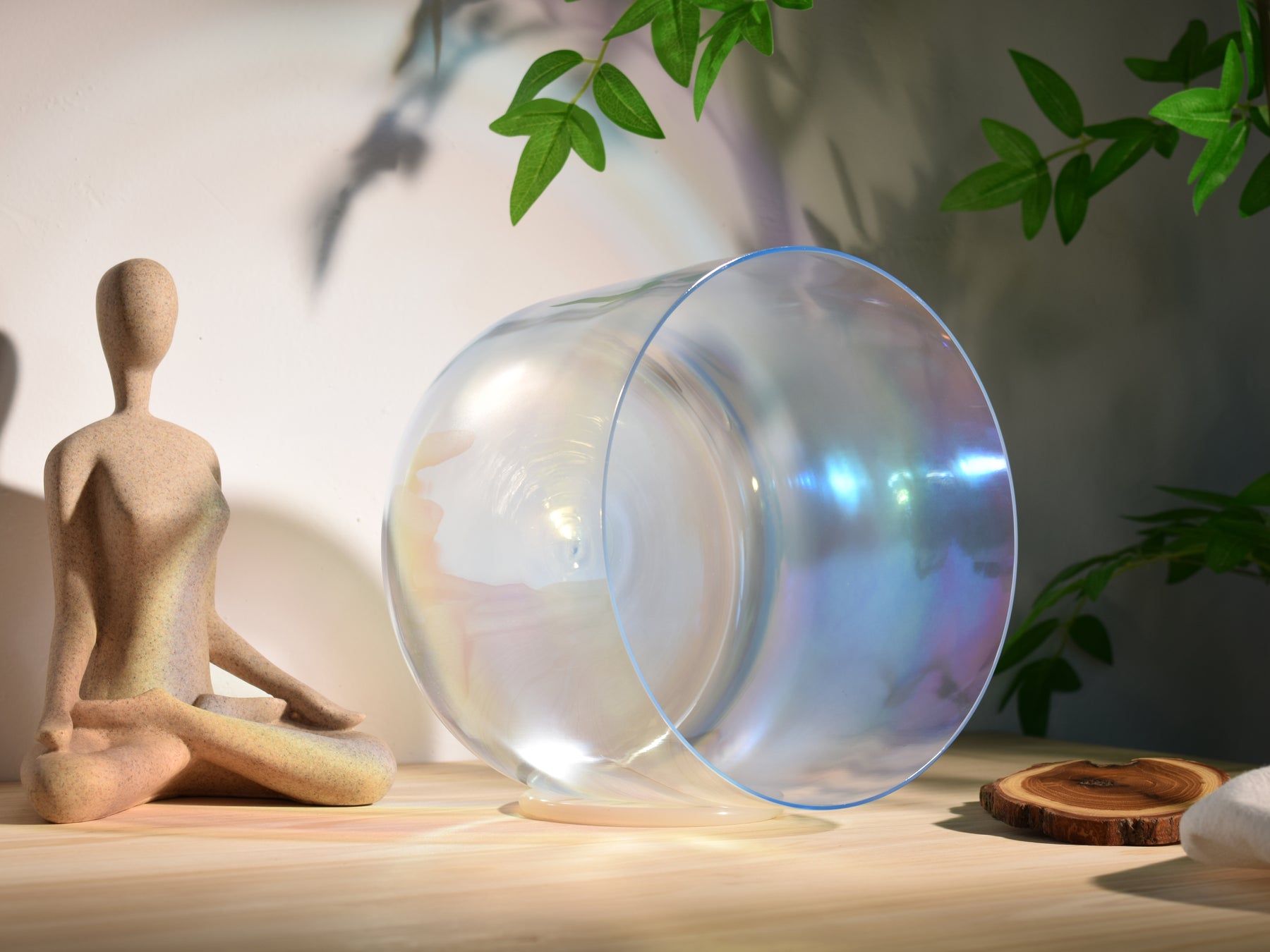 Prism Series D#3 8.5" Fused Quartz Crystal Singing Bowl