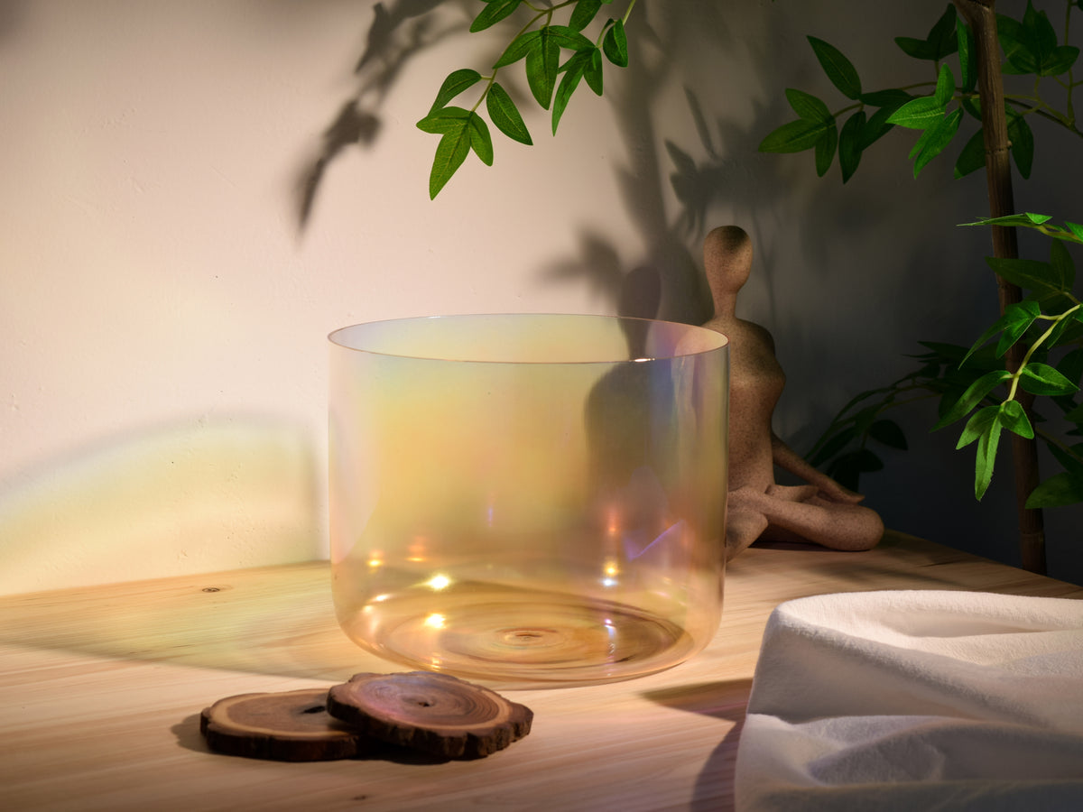 Prism Series C3 8.75" Fused Quartz Crystal Singing Bowl