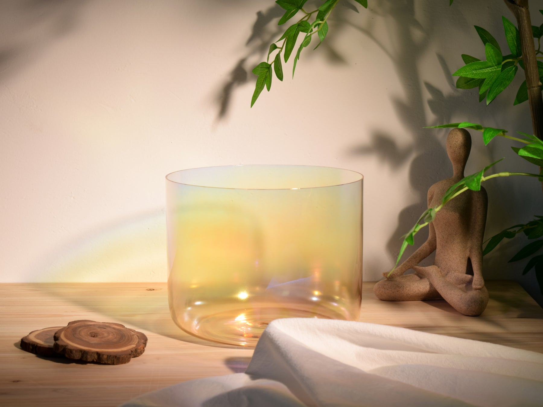 Prism Series C3 8.75" Fused Quartz Crystal Singing Bowl